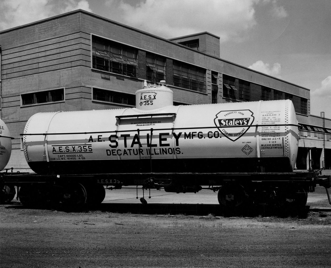 Staley Tank car 1961